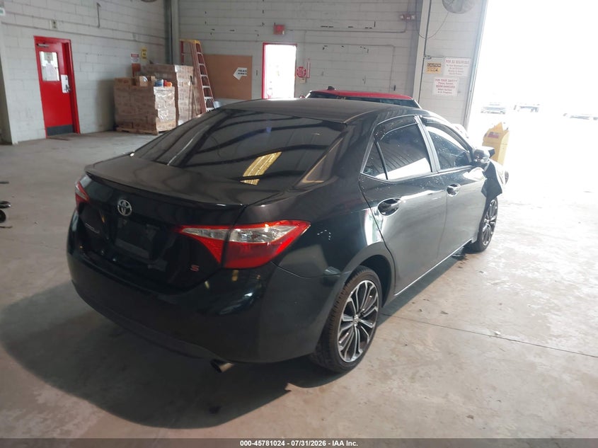 Vin: 2t1burhe4fc272115, lot: 46279848, toyota corolla s plus 20154