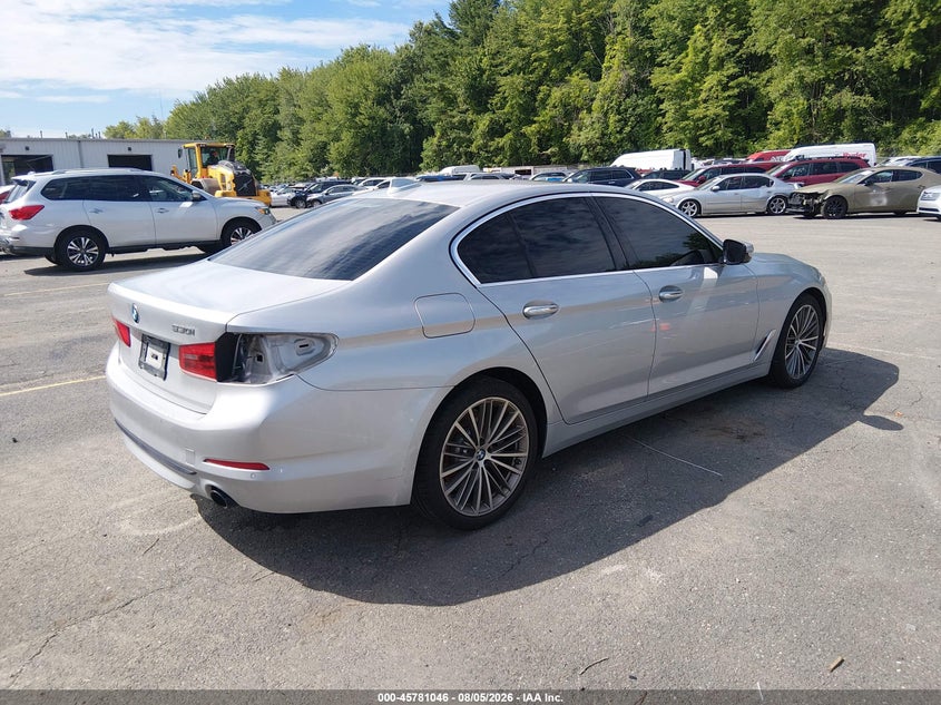 Vin: wbaja5c38hg897217, lot: 46279870, bmw 530i 20174