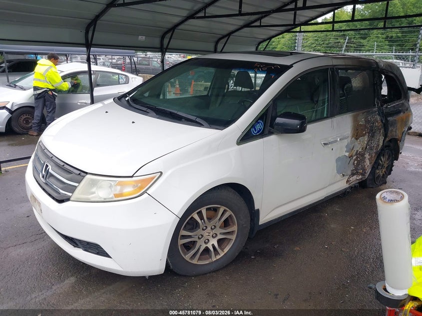 Vin: 5fnrl5h63db037460, lot: 46279903, honda odyssey ex-l 20132
