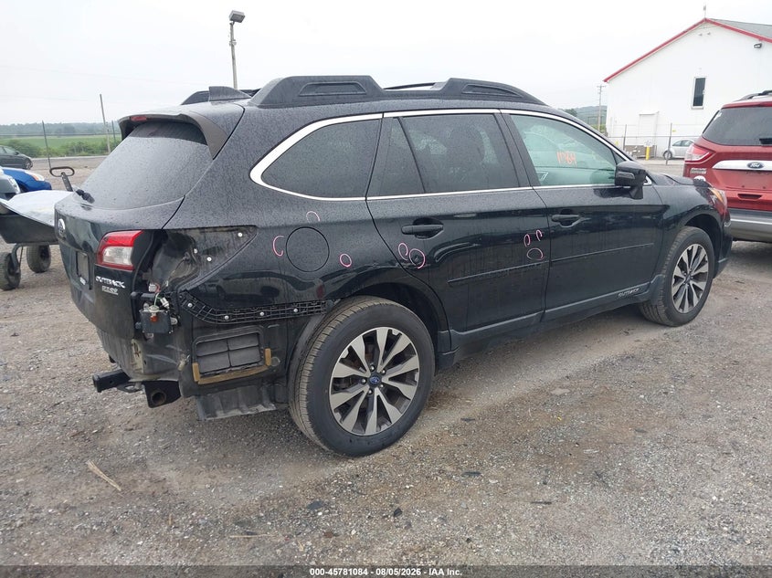 Vin: 4s4bsanc8h3290599, lot: 46279908, subaru outback 2.5i limited 20174