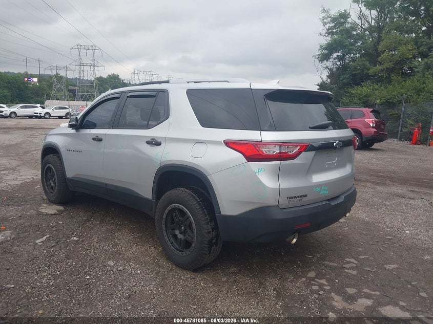 Vin: 1gnergkw4jj251337, lot: 46279909, chevrolet traverse lt cloth 20183