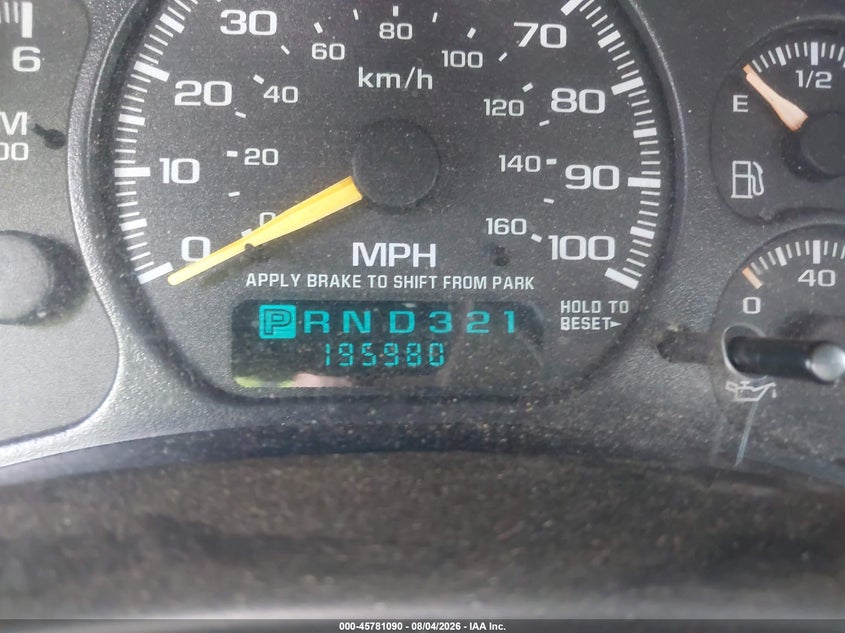 2000 CHEVROLET SILVERADO 1500 auction photo 7