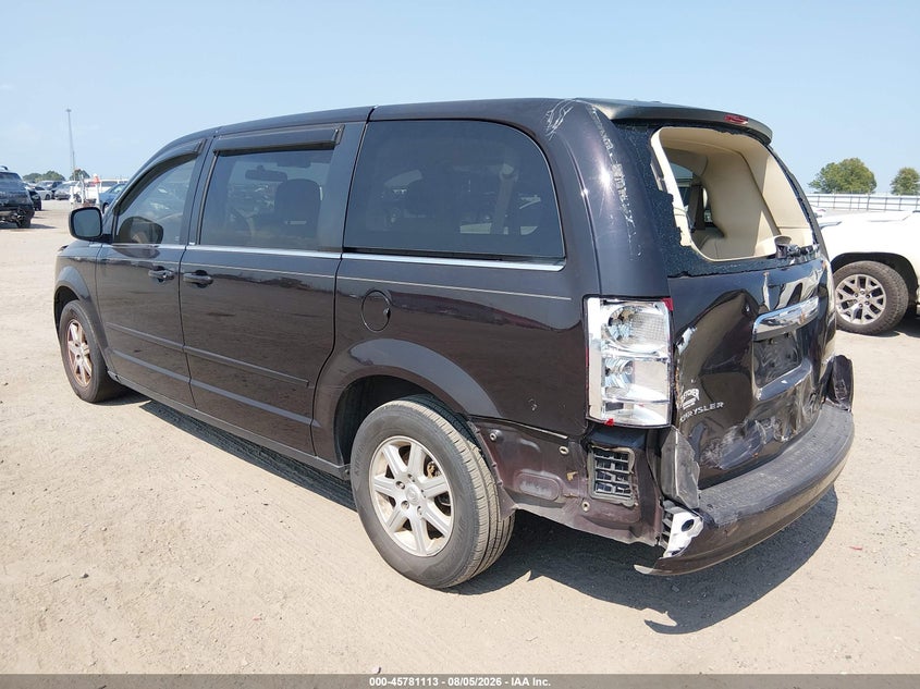 Vin: 2a4rr2d15ar330200, lot: 46279937, chrysler town & country new lx 20103