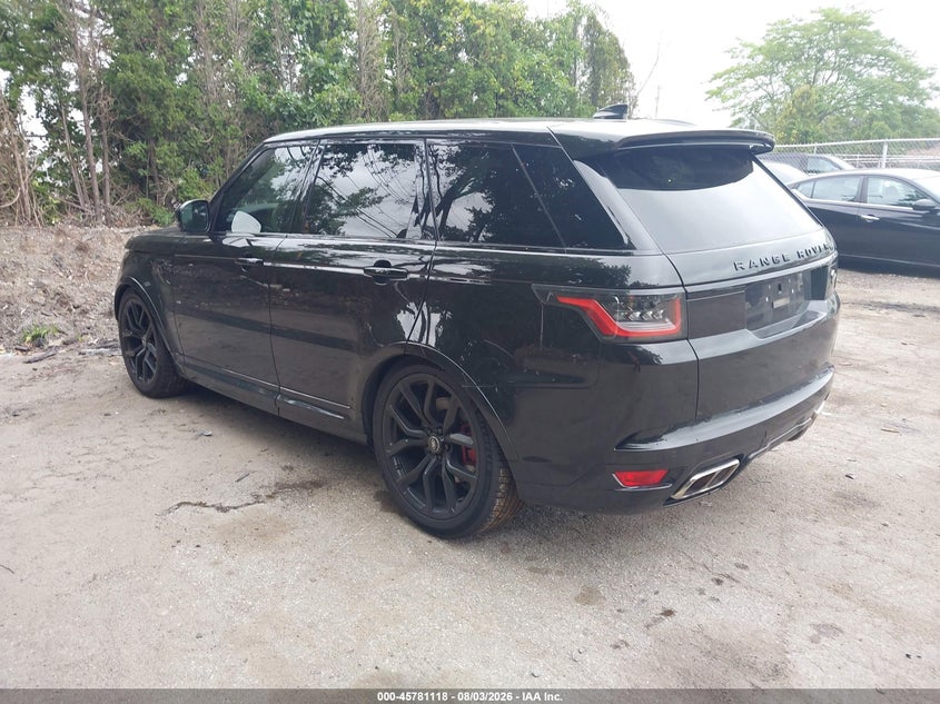 Vin: salwz2se4ja800664, lot: 46279942, land rover range rover sport svr 20183