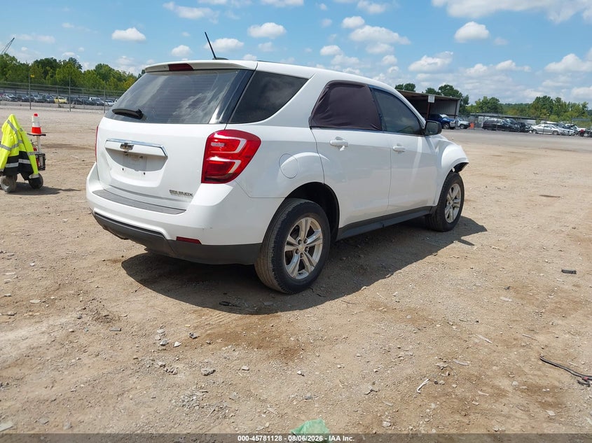 Vin: 2gnalbekxg6241266, lot: 46279952, chevrolet equinox l 20164