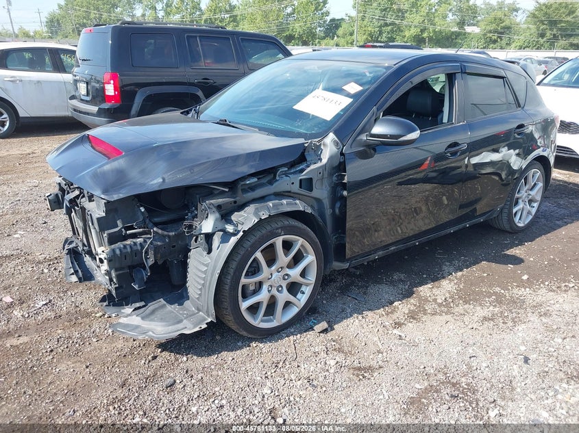 Vin: jm1bl1l35c1535352, lot: 46279957, mazda mazdaspeed3 touring 20122
