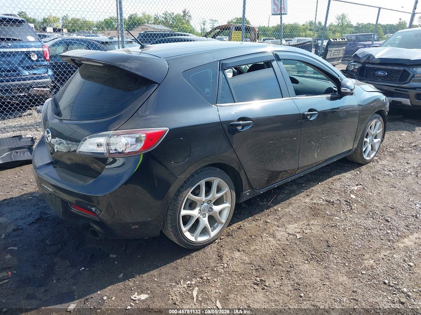 Vin: jm1bl1l35c1535352, lot: 46279957, mazda mazdaspeed3 touring 20124