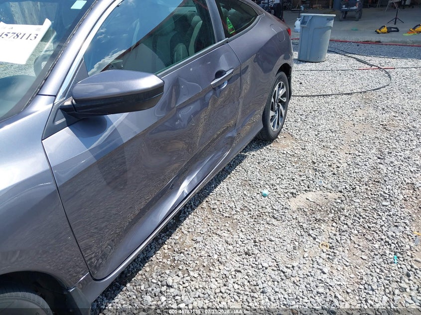 2016 HONDA CIVIC COUPE 2.0L I-4 DOHC, VVT, 158HP