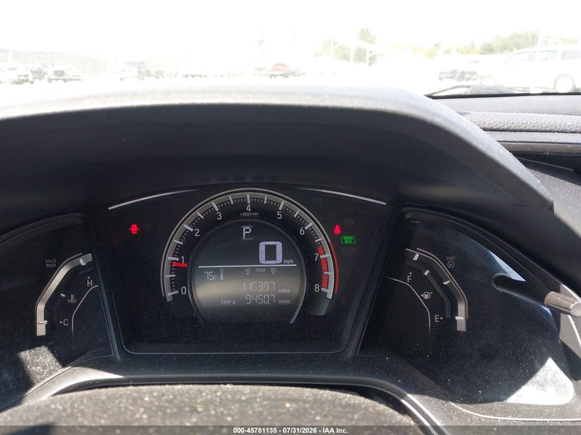 2016 HONDA CIVIC COUPE 2.0L I-4 DOHC, VVT, 158HP