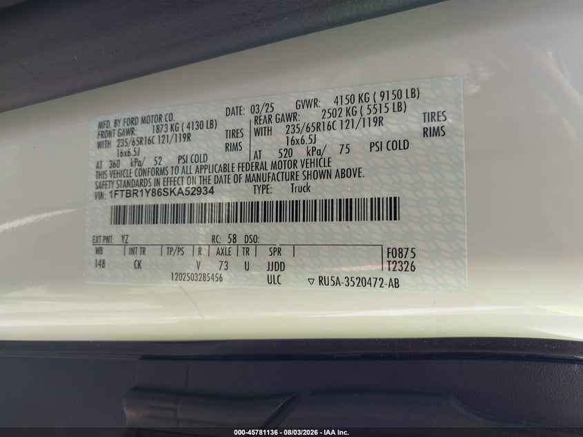 2025 FORD TRANSIT-250 · Photo 9