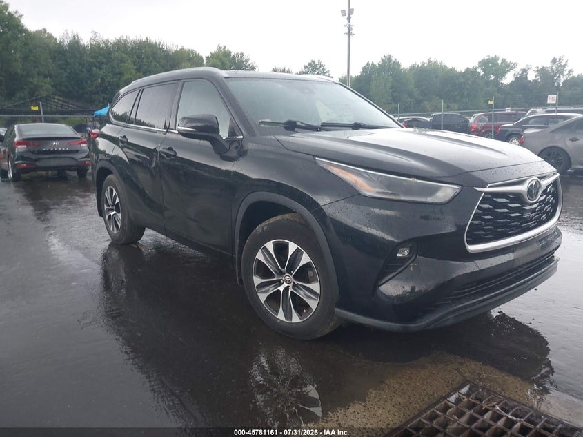 Vin: 5tdgzrbh0ms101036, lot: 46279985, toyota highlander xle 2021 img_1
