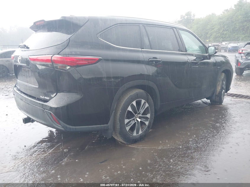 Vin: 5tdgzrbh0ms101036, lot: 46279985, toyota highlander xle 20214
