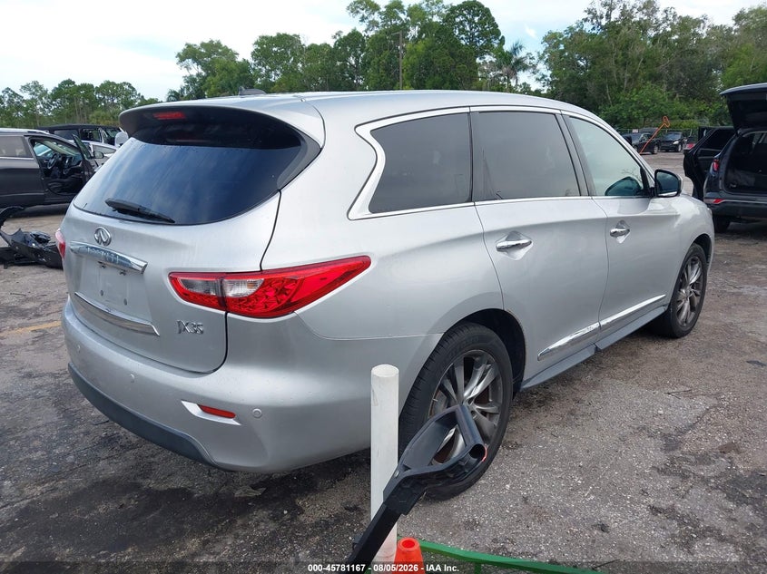 Vin: 5n1al0mn2dc306585, lot: 46279991, infiniti jx35 20134