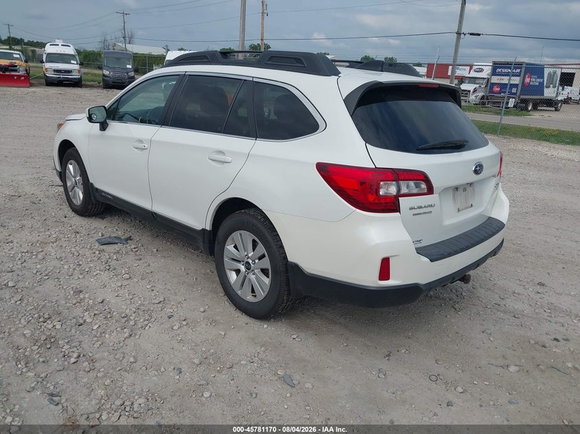 Vin: 4s4bsacc5g3265029, lot: 46279994, subaru outback 2.5i premium 20163