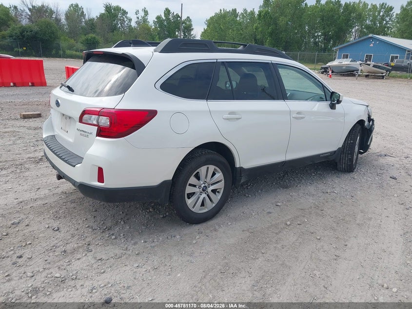 Vin: 4s4bsacc5g3265029, lot: 46279994, subaru outback 2.5i premium 20164
