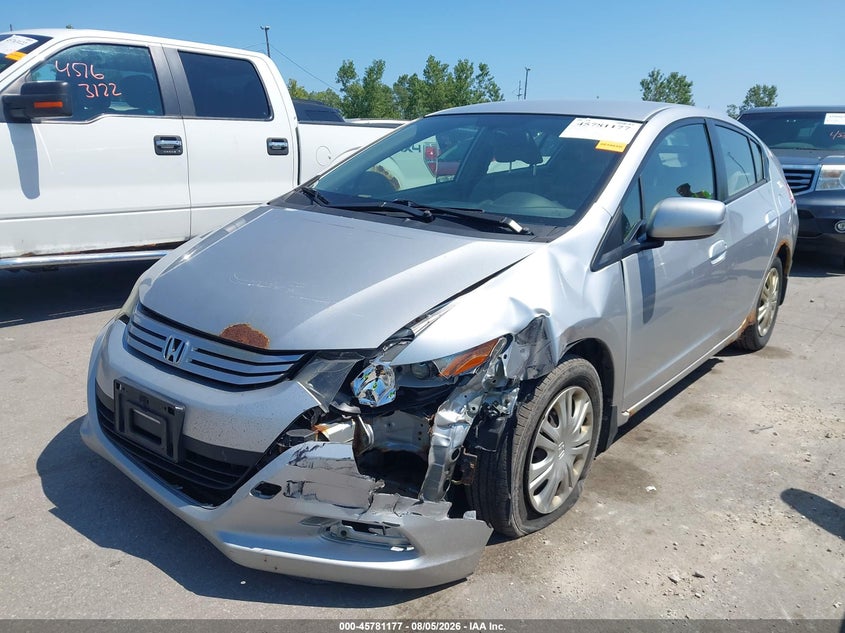Vin: jhmze2h51as008200, lot: 46280001, honda insight lx 20102