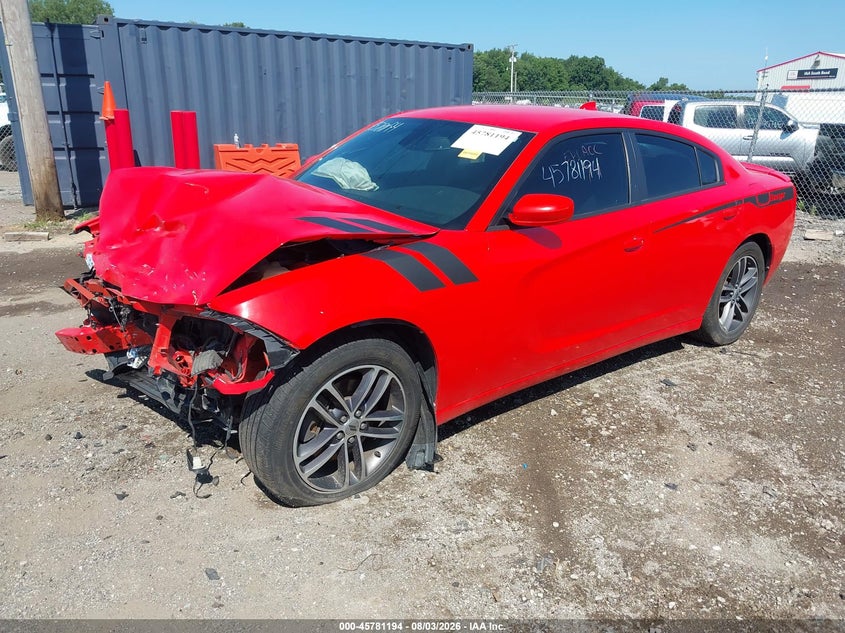 Vin: 2c3cdxjg5kh613255, lot: 46280018, dodge charger sxt awd 20192
