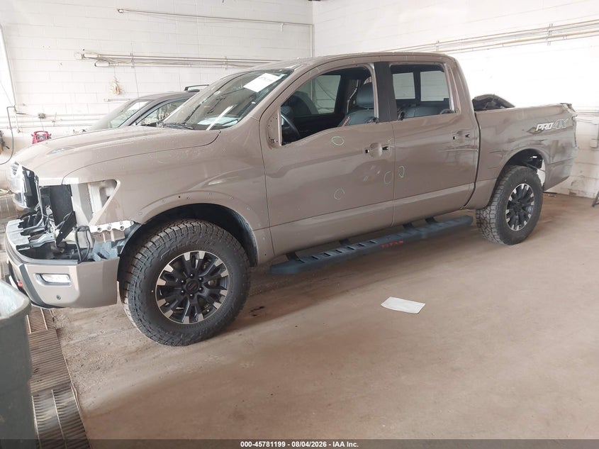 Vin: 1n6aa1ed4mn517584, lot: 46280023, nissan titan pro-4x 4x4 20212