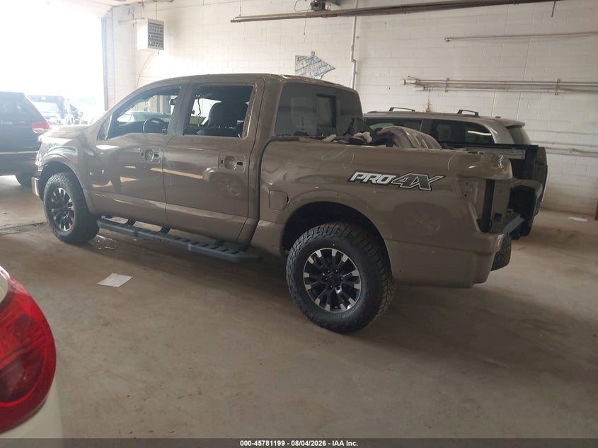 Vin: 1n6aa1ed4mn517584, lot: 46280023, nissan titan pro-4x 4x4 20213