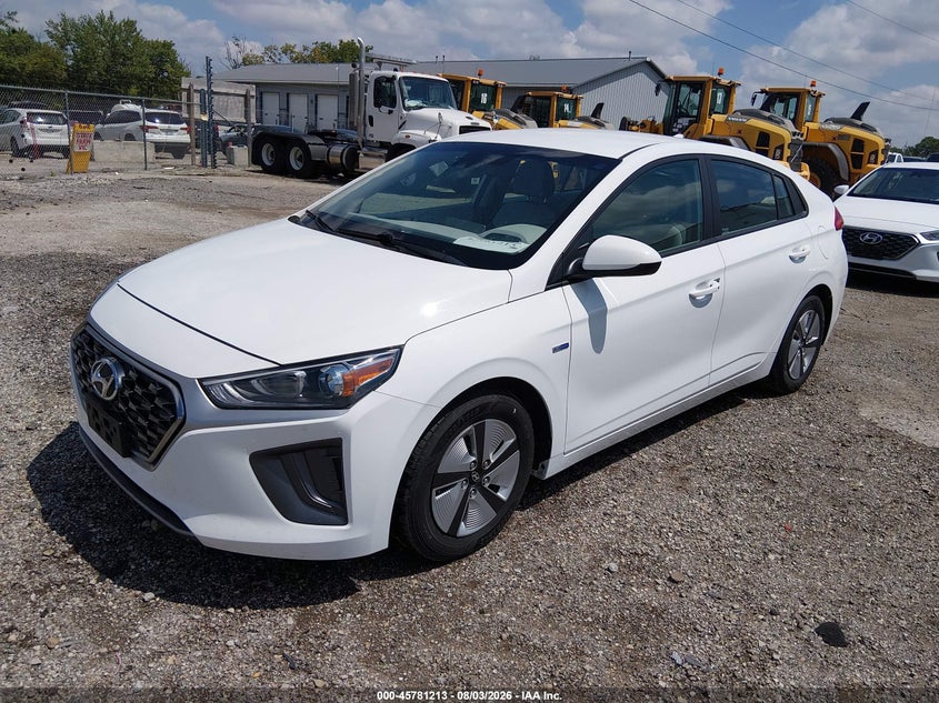 2020 Hyundai Ioniq Hybrid Blue, Normal Wear & Tear, IAAI, VIN KMHC65LC3LU231370 — photo 2