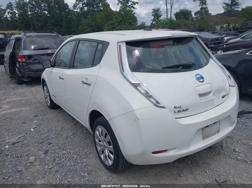Vin: 1n4az0cp5dc416607, lot: 46280041, nissan leaf s 20133