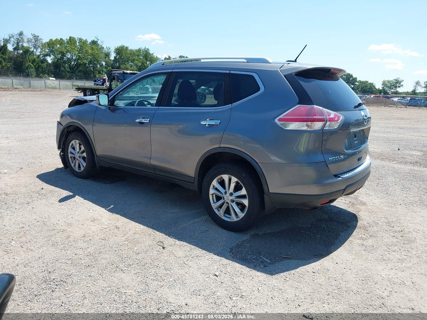 Vin: knmat2mv8gp648295, lot: 46280067, nissan rogue sv 20163