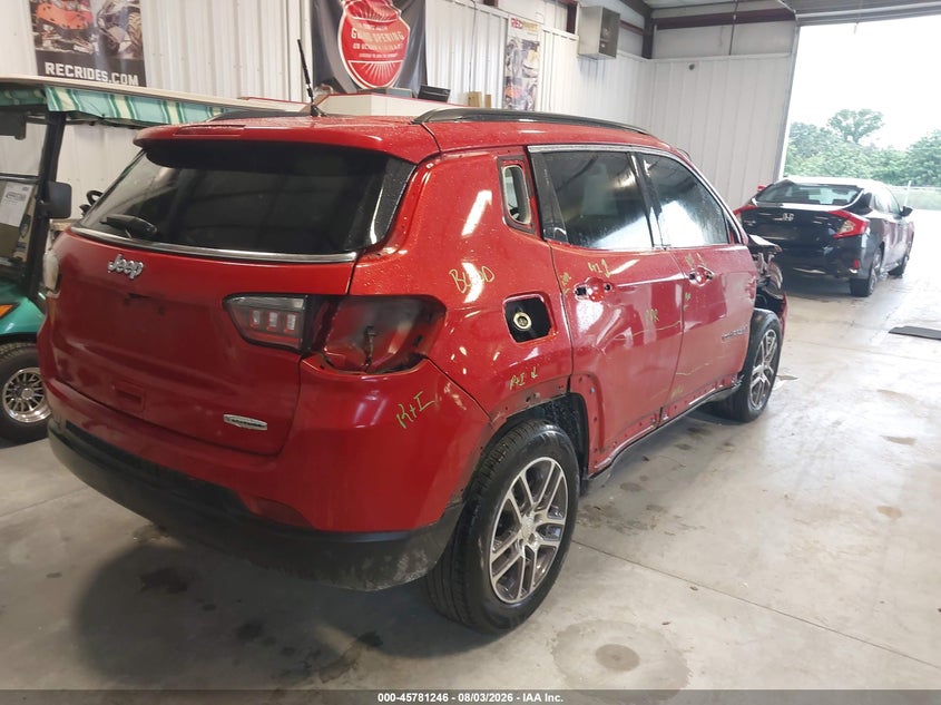 Vin: 3c4njcbb1jt469508, lot: 46280070, jeep compass sun and wheel fwd 20184