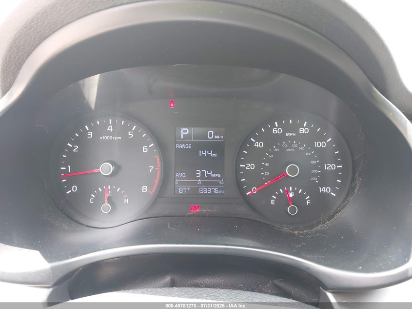 2020 KIA RIO auction photo 7