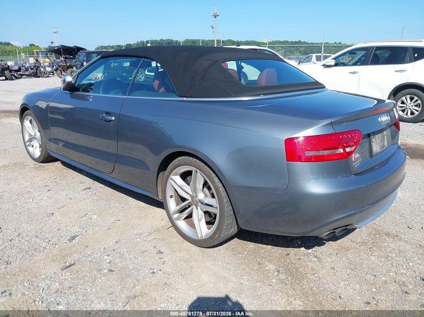 2012 AUDI S5 auction photo 3