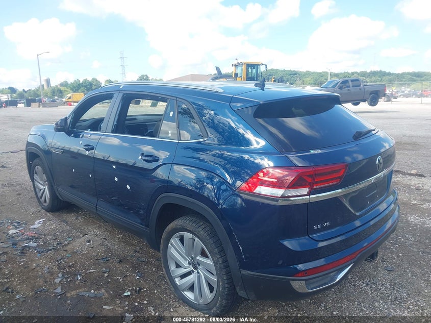 Vin: 1v2ke2ca1nc227227, lot: 46280116, volkswagen atlas cross sport 3.6l v6 se w/technology 20223