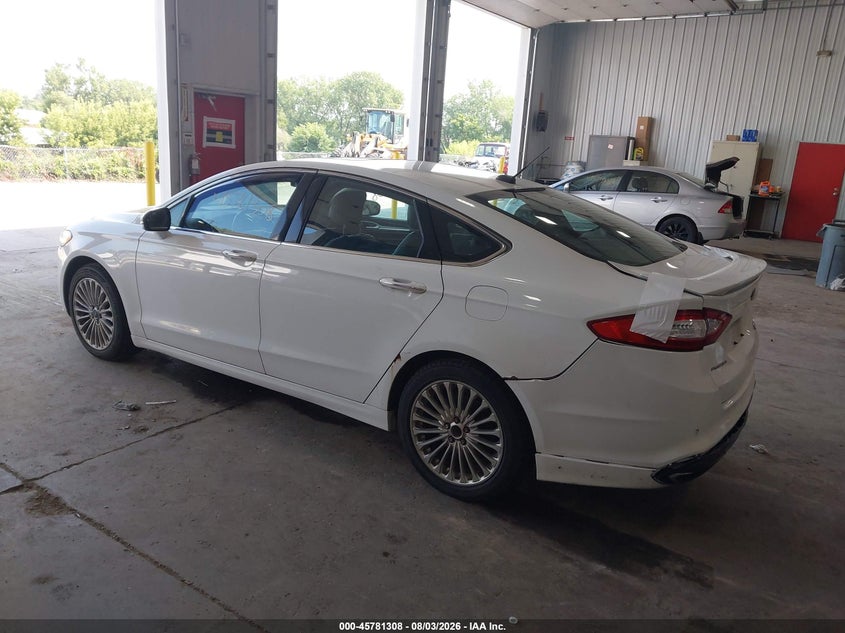 Vin: 3fa6p0k97dr281565, lot: 46280132, ford fusion titanium 20133