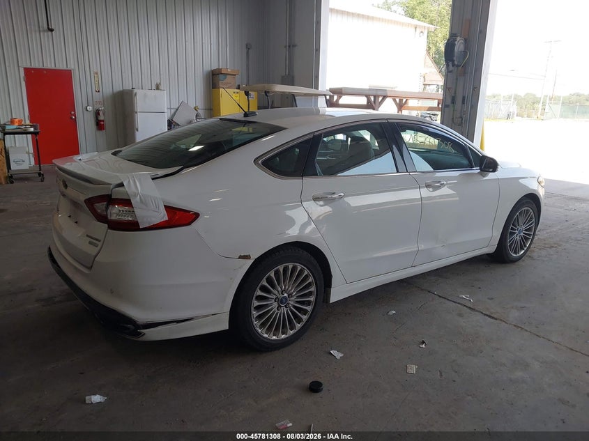 Vin: 3fa6p0k97dr281565, lot: 46280132, ford fusion titanium 20134