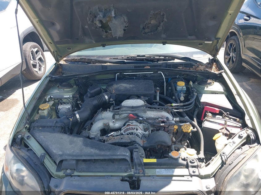 2005 SUBARU OUTBACK WAGON 2.5L H-4 168HP
