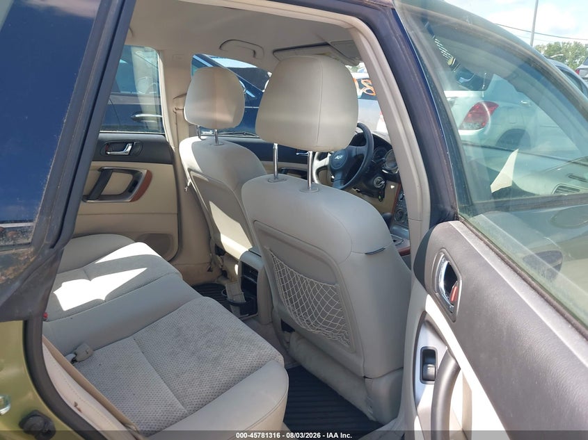 2005 SUBARU OUTBACK WAGON 2.5L H-4 168HP