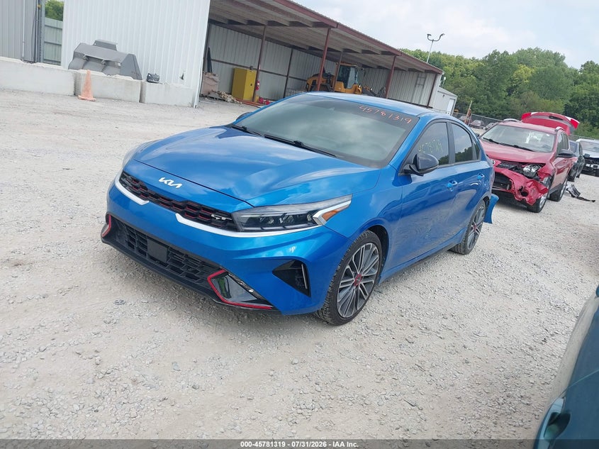 Vin: 3kpf44ac2ne492916, lot: 46280143, kia forte gt 20222