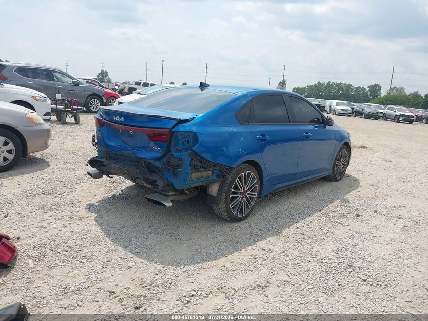Vin: 3kpf44ac2ne492916, lot: 46280143, kia forte gt 20224