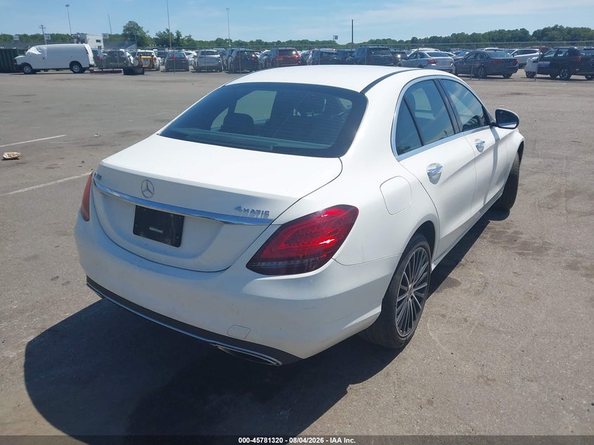 Vin: w1kwf8eb0lr601027, lot: 46280144, mercedes-benz c 300 4matic 20204