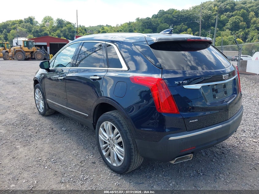 Vin: 1gyknersxhz143194, lot: 46280175, cadillac xt5 premium luxury 20173
