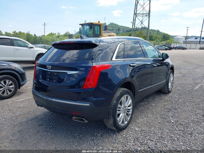 Vin: 1gyknersxhz143194, lot: 46280175, cadillac xt5 premium luxury 20174