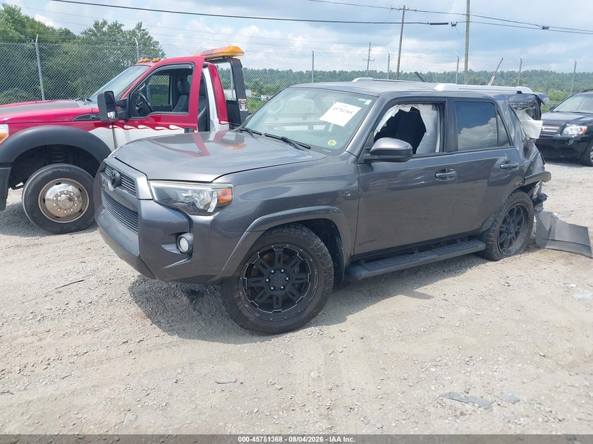 Vin: jtezu5jr4j5182212, lot: 46280192, toyota 4runner sr5 20182