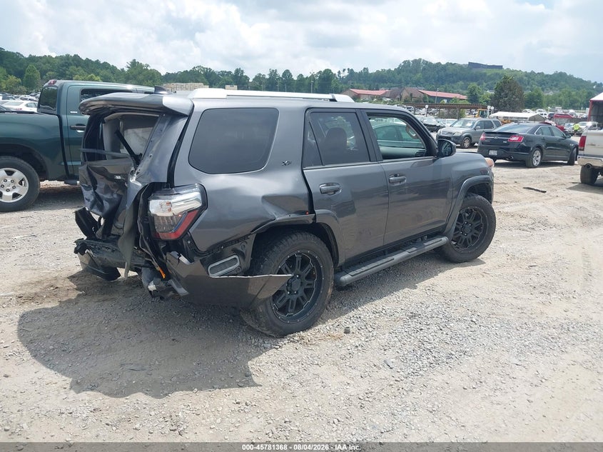 Vin: jtezu5jr4j5182212, lot: 46280192, toyota 4runner sr5 20184