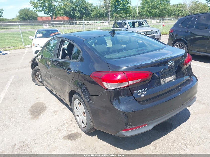Vin: 3kpfk4a73he158472, lot: 46280210, kia forte lx 20173