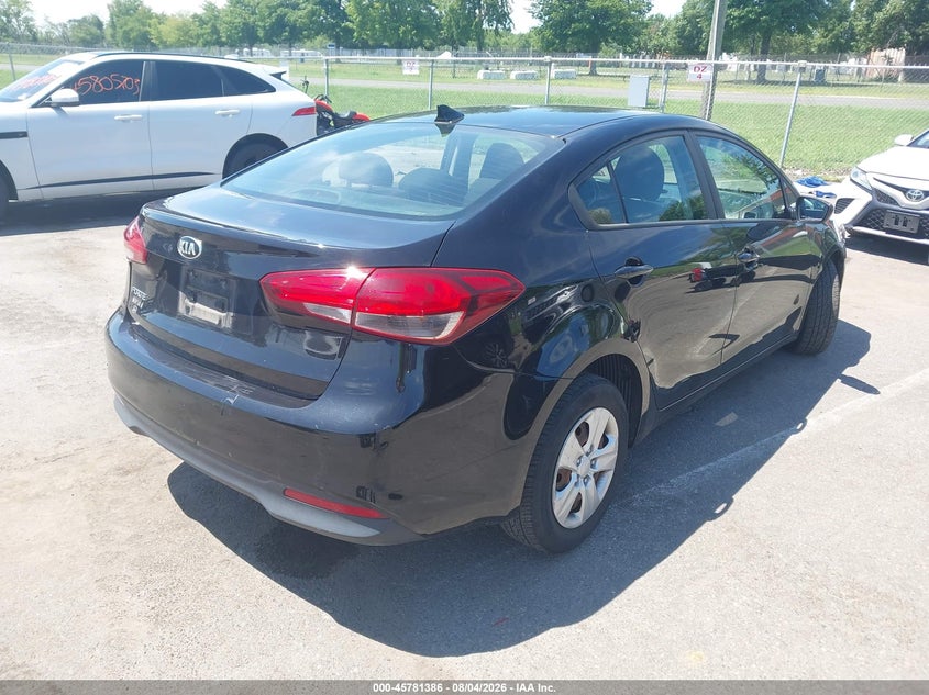 Vin: 3kpfk4a73he158472, lot: 46280210, kia forte lx 20174