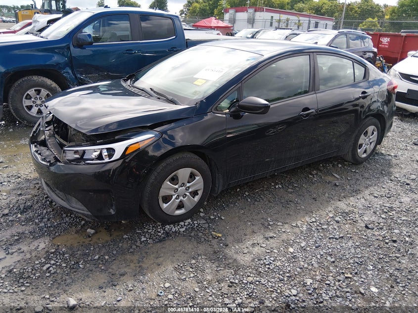 Vin: 3kpfk4a71he096120, lot: 46280234, kia forte lx 20172