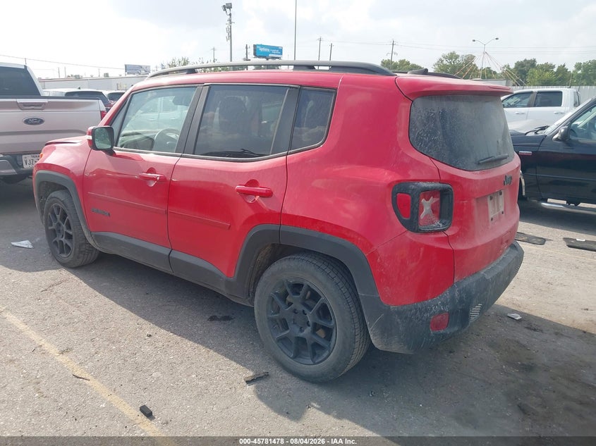 Vin: zacnjabb2kpk60109, lot: 46280302, jeep renegade altitude fwd 20193