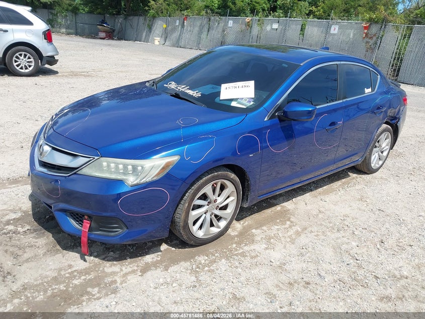 2016 Acura ILX, Left Side, IAAI, VIN 19UDE2F39GA023587 — photo 2