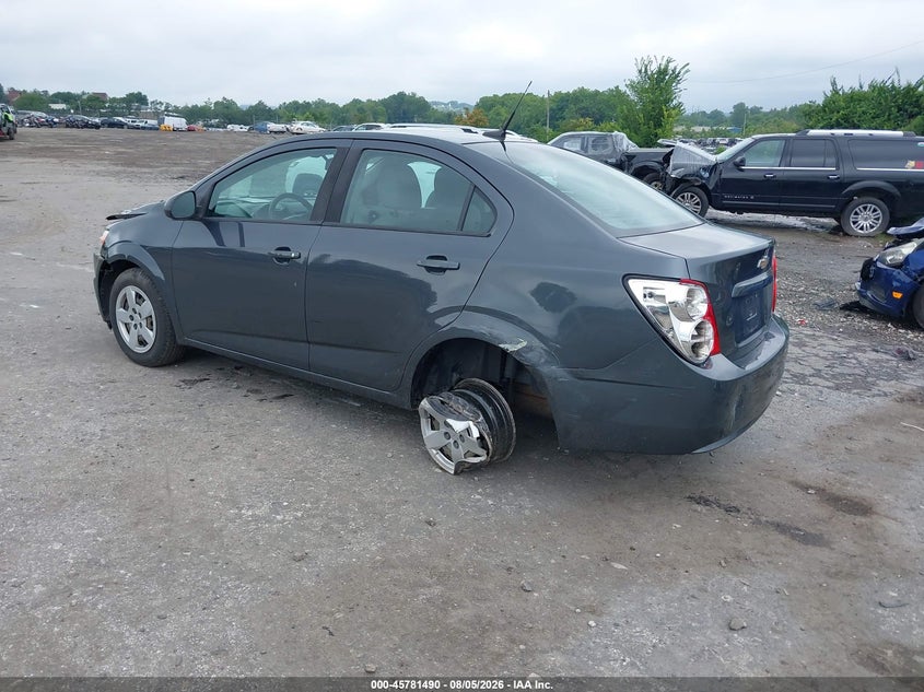 Vin: 1g1ja5sh5d4121647, lot: 46280314, chevrolet sonic ls auto 20133