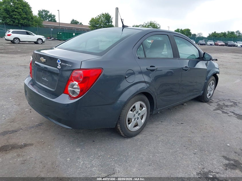 Vin: 1g1ja5sh5d4121647, lot: 46280314, chevrolet sonic ls auto 20134