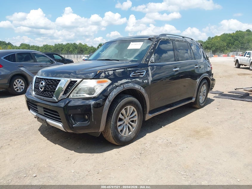 Vin: jn8ay2nc7h9509963, lot: 46280345, nissan armada sv 20172