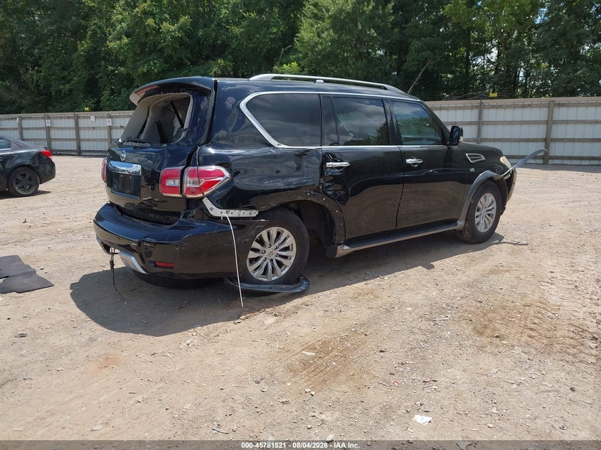 Vin: jn8ay2nc7h9509963, lot: 46280345, nissan armada sv 20174